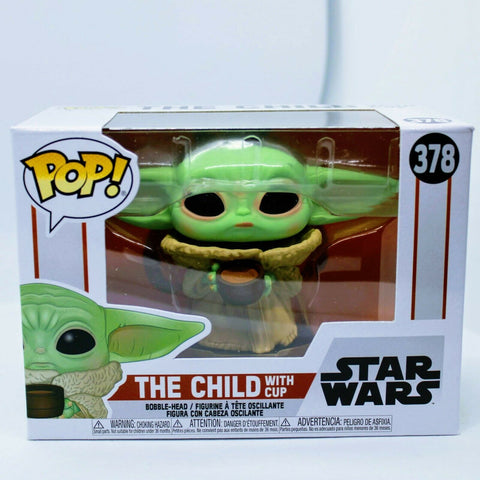 Funko POP! Star Wars The Mandalorian The Child / Grogu / Baby Yoda w/ Cup #378