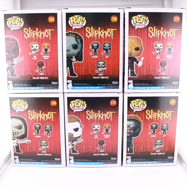Funko Pop Music Rocks - Slipknot Series 2 Complete Set of 6 Vinyl Figures