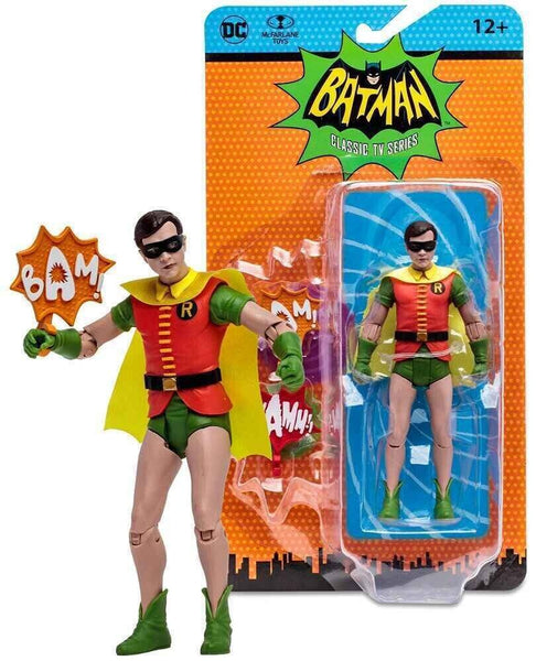 Mcfarlane Toys Batman Classic TV Series - Robin - Retro Package Figure