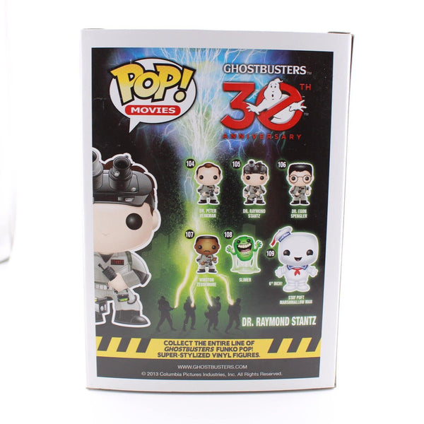 Funko Pop Ghostbusters Dr. Raymond Stantz Vinyl Figure # 105