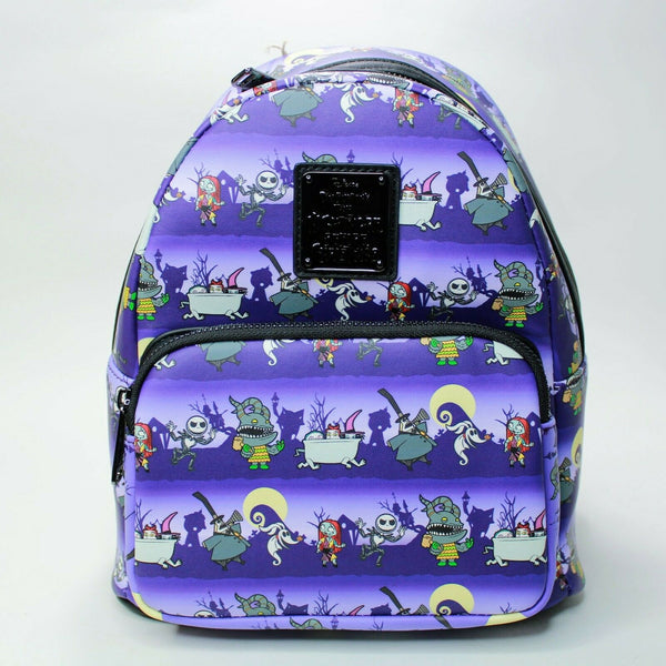 Loungefly Disney Nightmare Before Christmas Halloween Line Bag / Mini Backpack