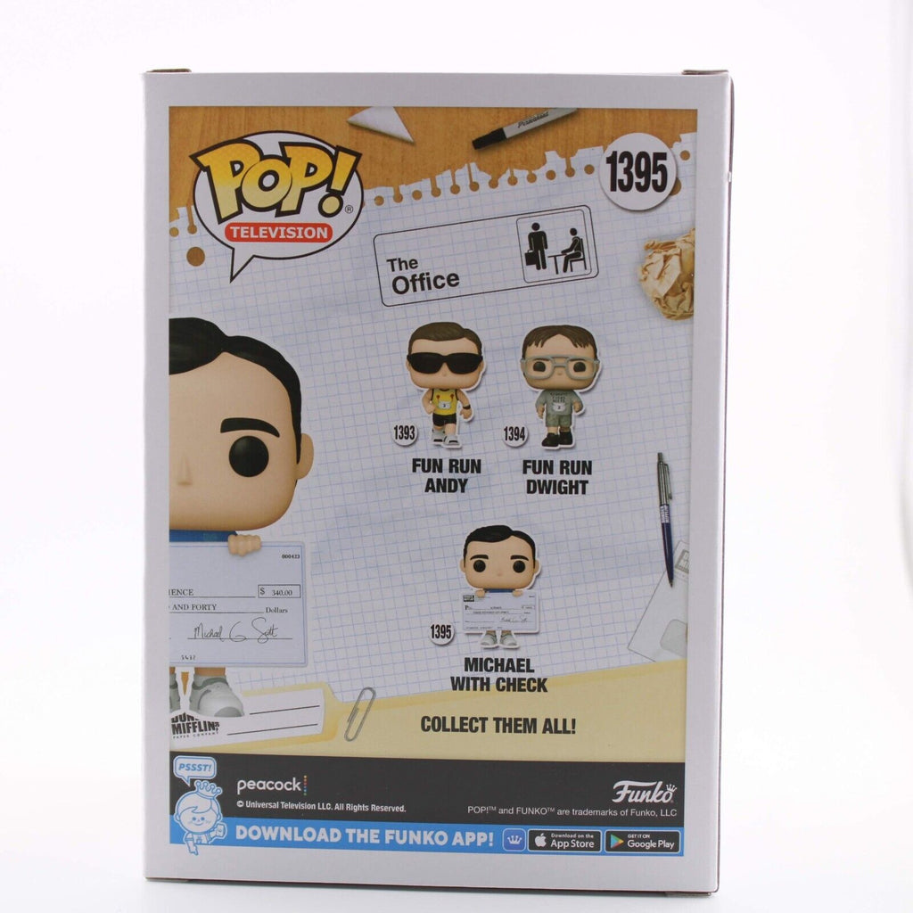 Funko Pop The Office Fun Run Michael Scott with Check - Vinyl Figure # – Blueberry Cat
