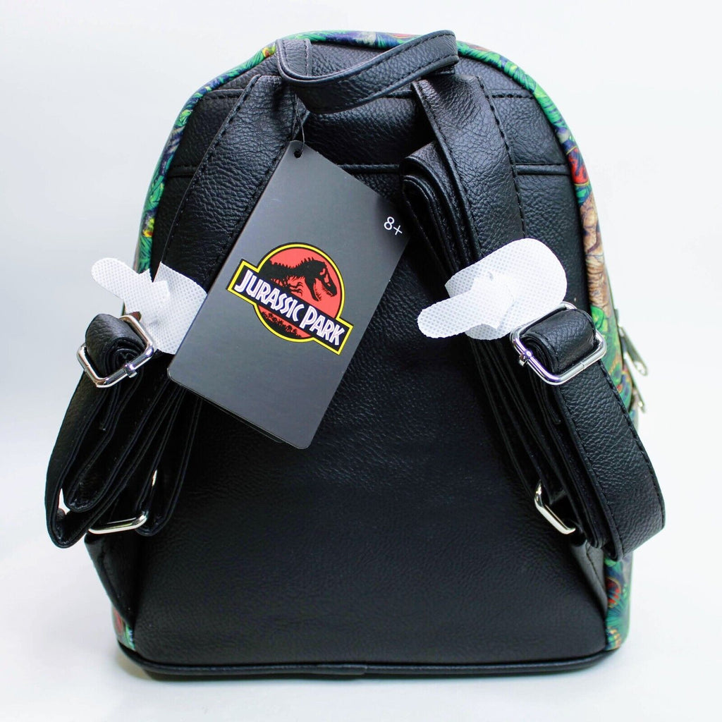 jurassic park mini backpack Loungefly Jurassic Park Dinosaur Jungle Mini Backpack Bag Faux Leather – Blueberry Cat