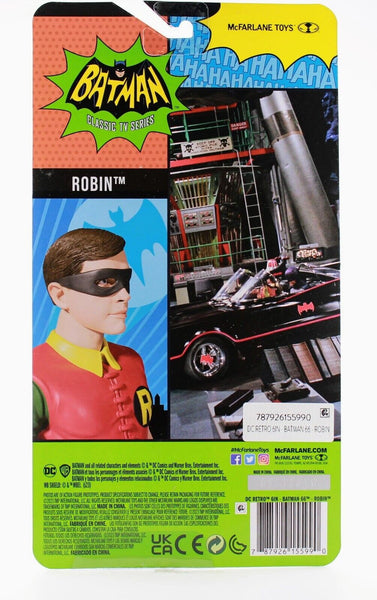Mcfarlane Toys Batman Classic TV Series - Robin - Retro Package Figure