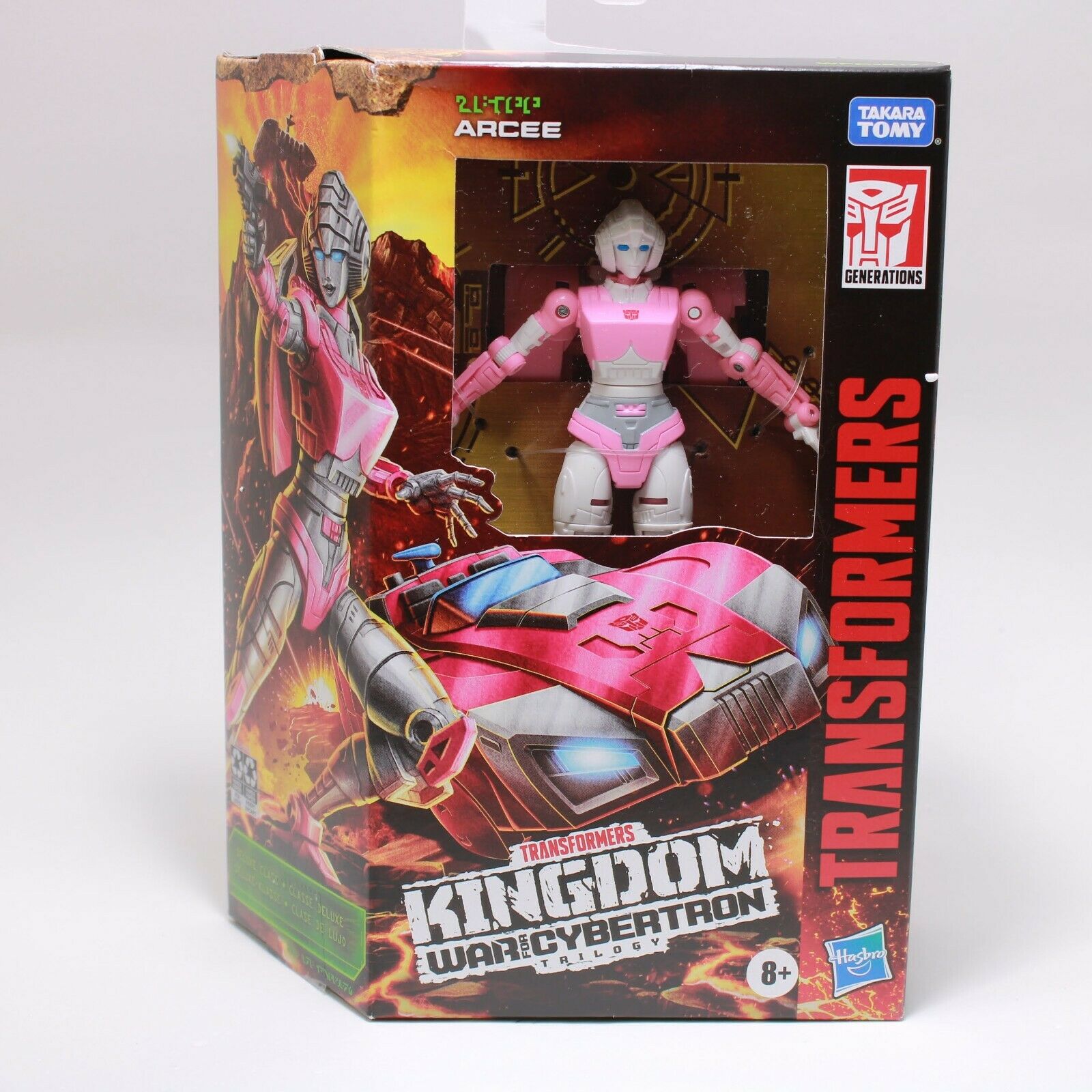 Transformers Kingdom Arcee - Deluxe Class Action Figure War for Cybertron