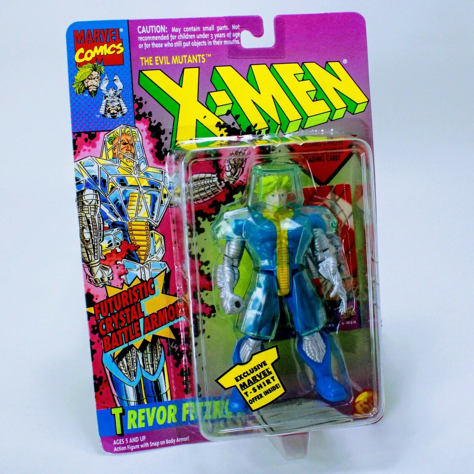 X-Men Marvel Comics Trevor Fitzroy - Vintage Toybiz ~4.75" Action Figure