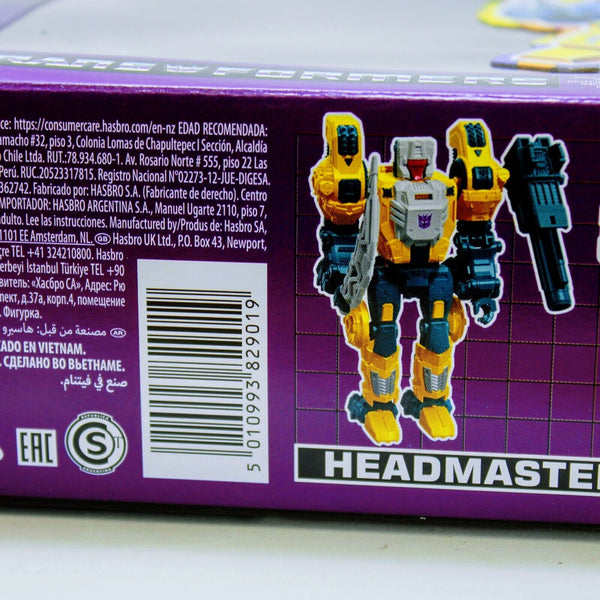 Transformers G1 Retro Headmaster Weirdwolf w/ Decepticon Monxo Original Reissue