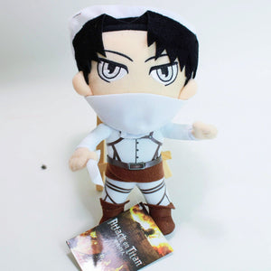 Attack on Titan Anime Levi Ackerman - Cleaning Outfit 8" Plush