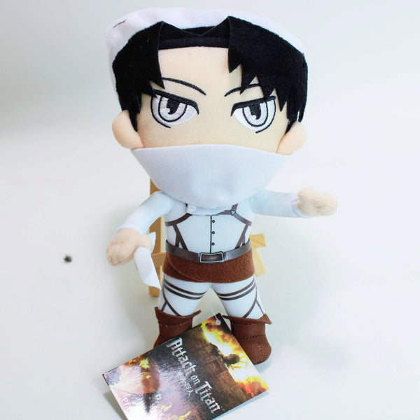 Attack on Titan Anime Levi Ackerman - Cleaning Outfit 8" Plush