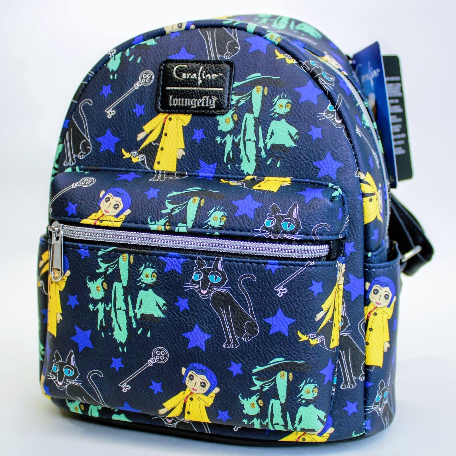 Loungefly x Disney Cats Mini Backpack Handbag All-Over Print