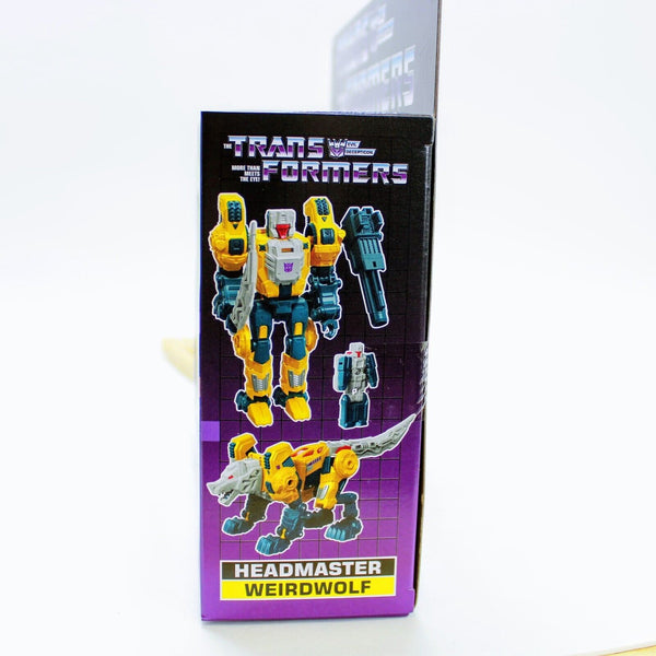 Transformers G1 Retro Headmaster Weirdwolf w/ Decepticon Monxo Original Reissue