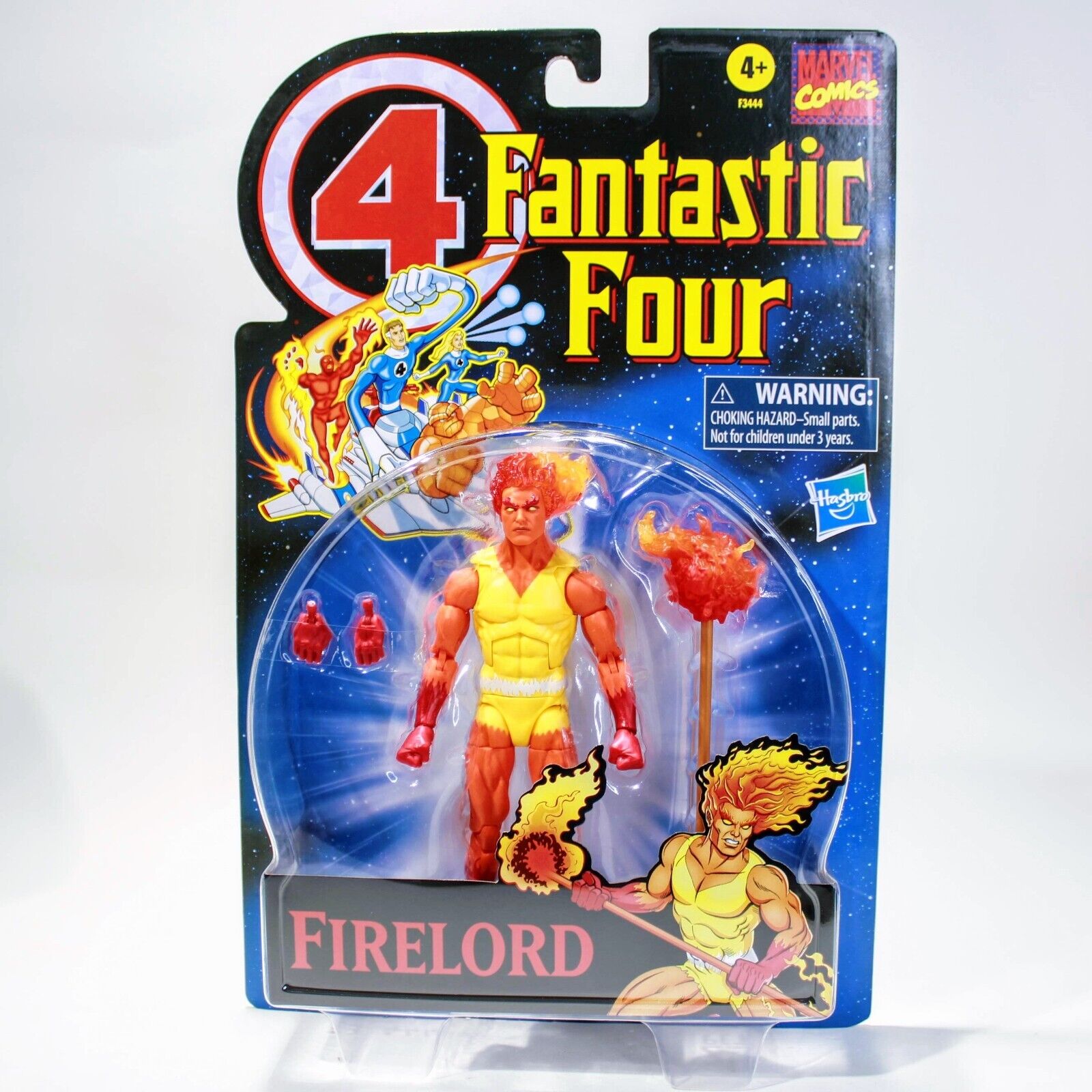 Marvel Legends Retro Fantastic Four Firelord 6 " Action Figure Toybiz Era Pkg