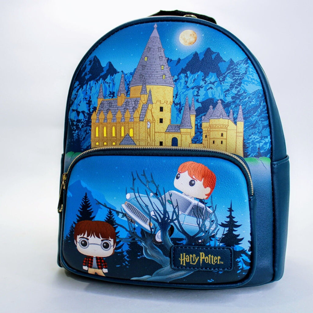funko pop harry potter mini backpacks Loungefly Pop! Fawkes Phoenix Cosplay Backpack This beautiful bird features crimson coloring Harry Potter Hogwarts Castle Mini