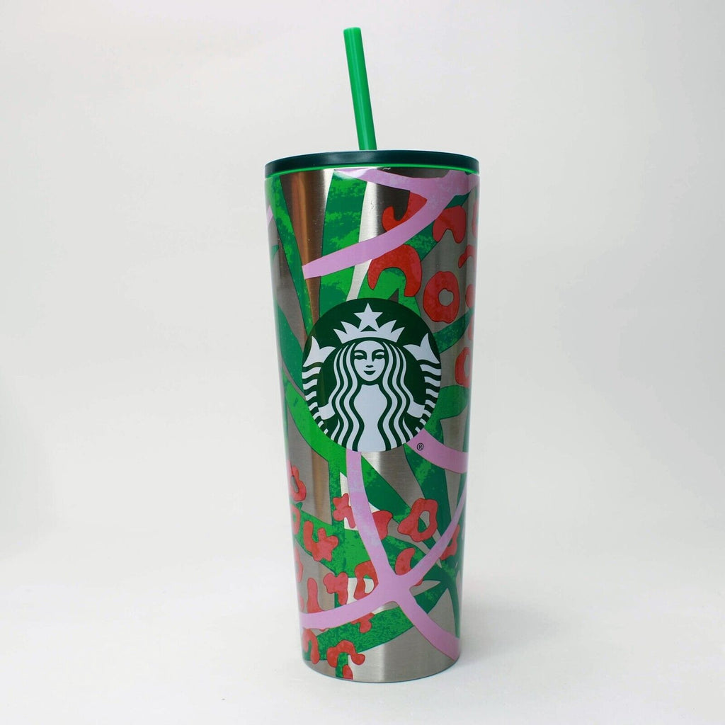 Starbucks Company Summer 2021 Collection - Cold Cup with Lid and Straw,  Venti, 24oz