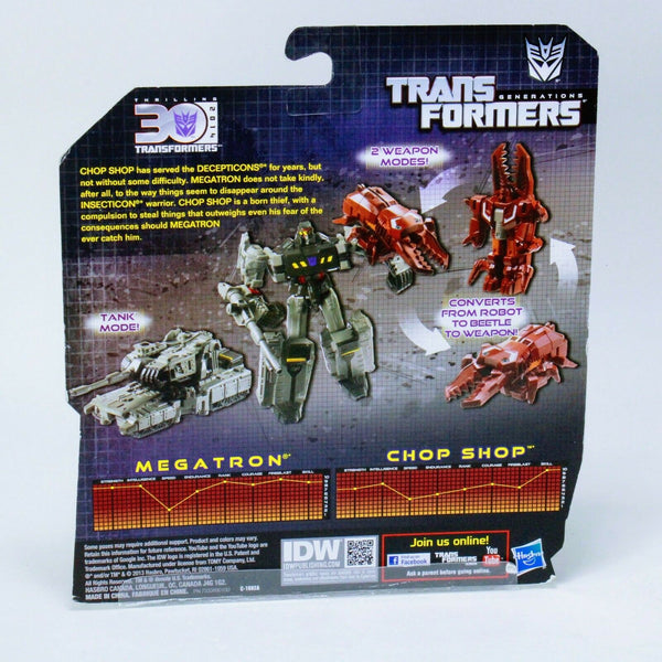 Transformers Thrilling 30 Megatron & Chop Shop - Legends Class Figures See Desc