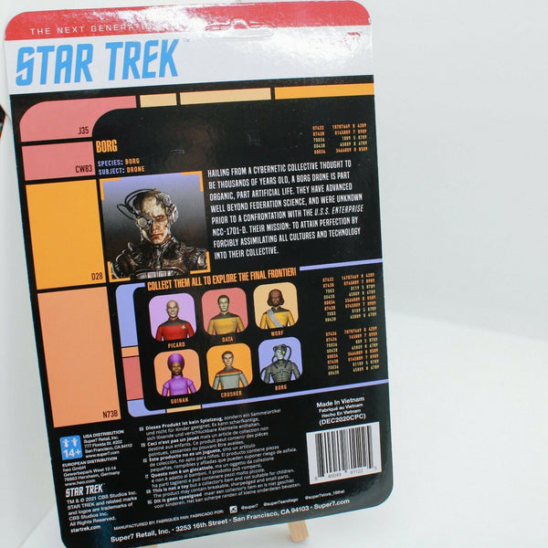Star Trek : The Next Generation Borg - Super7 ReAction 3.75 inch Action Figure