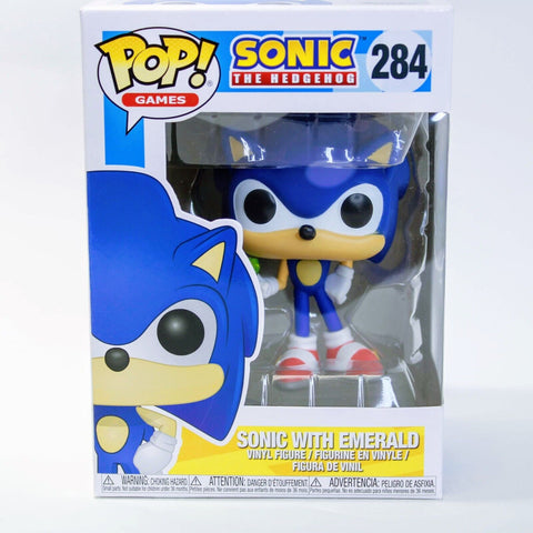 Funko POP Sonic the Hedgehog Sonic With Emerald #284 Vinyl Figure