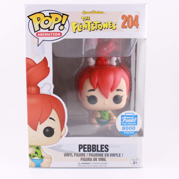 Funko POP Flintstones Pebbles #204 & Bamm Bamm #205 Funko Shop Exclusive 8000 pc
