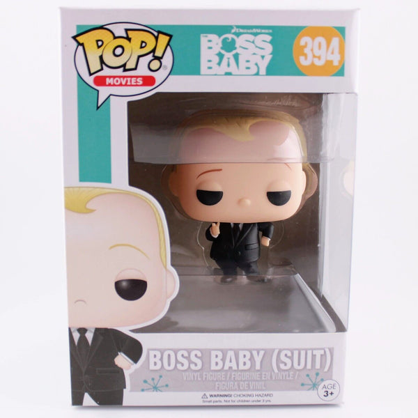 Funko Pop Movies - Boss Baby Suit Vinyl Figure #394 Vaulted