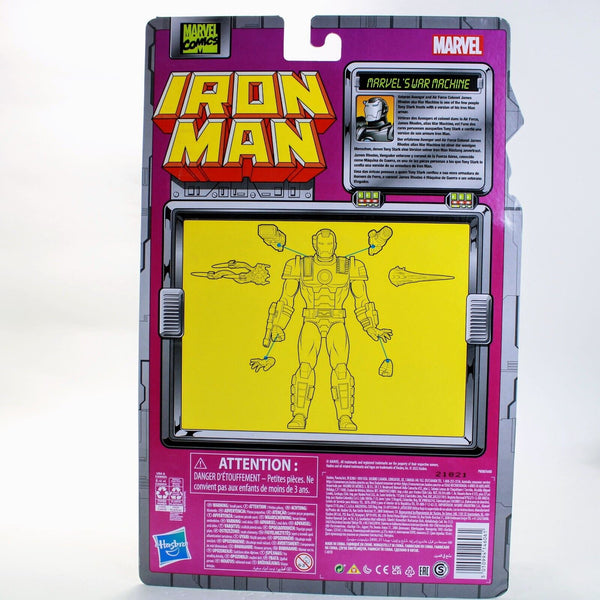 Marvel Legends Retro War Machine 6" Action Figure w/Effects Iron Man Toybiz Pckg