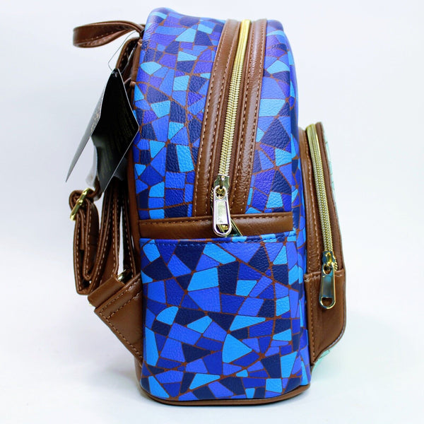 Loungefly Disney Beauty & The Beast Stained-Glass Window Exclusive Backpack Bag