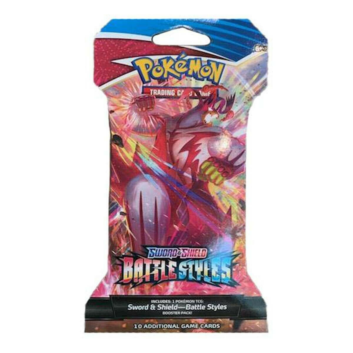 Pokemon TCG Sword and Shield Battle Styles Booster Pack - Sealed and Cards