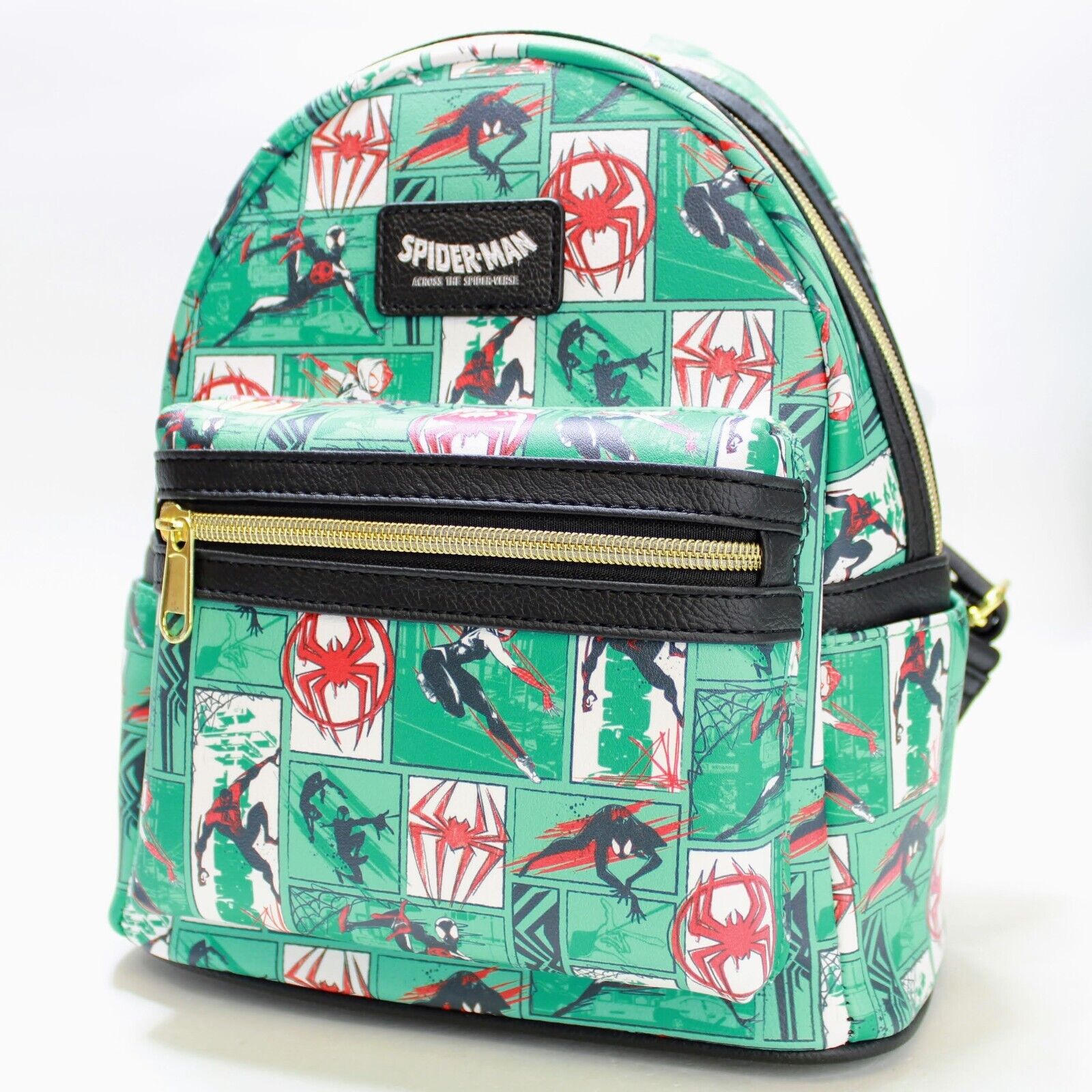 Loungefly Spider-Man Across the Spider-Verse Comic 11" Mini-Backpack E Blueberry Cat Loungefly Spider-Man Across the Spider-Verse Comic 11" Mini-Backpack E Blueberry Cat