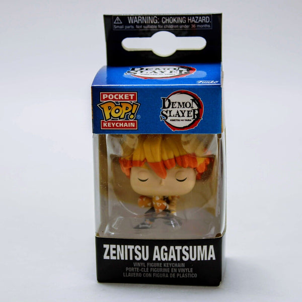 Funko Anime Demon Slayer Pocket Pop Zenitsu Agatsuma Keychain Figure