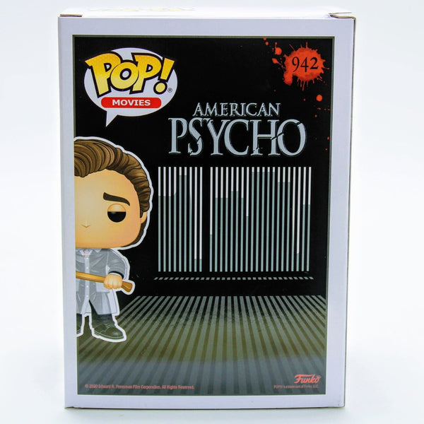 Funko Pop American Psycho Patrick Bateman CHASE - Christian Bale Figure # 942