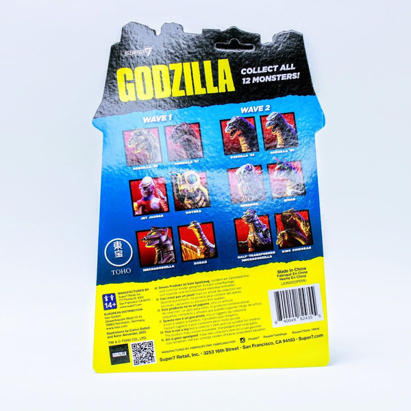 Godzilla Half-Transformed Mecha-Godzilla 3.75" ReAction Super7 Action Figure