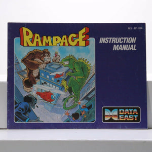 Nintendo NES Manual only - Rampage