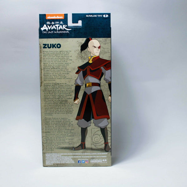 McFarlane Toys Avatar The Last Airbender Zuko w/ Fire Effects - 7" Action Figure