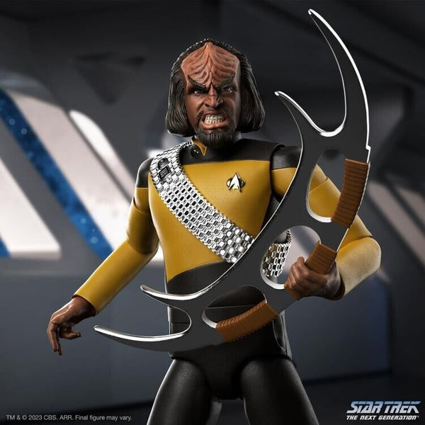 Super7 Star Trek The Next Generation Ultimates - Worf - 7" Action Figure