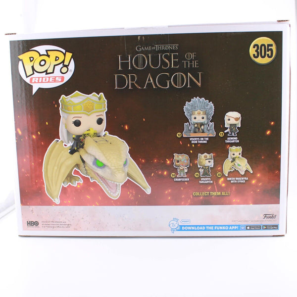 Funko Pop House of the Dragon - Queen Rhaenyra with Syrax Figure #305