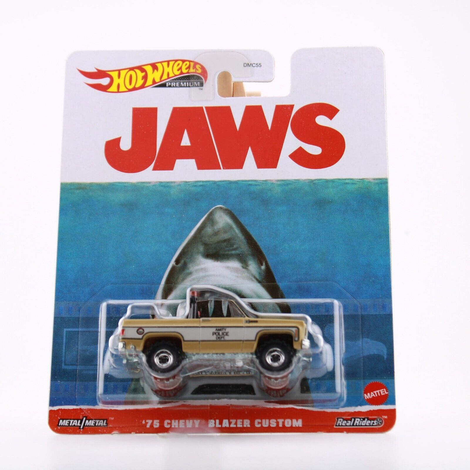 Hot Wheels Premium Jaws 75' Chevy Blazer Custom - Mattel Sealed on Cardback