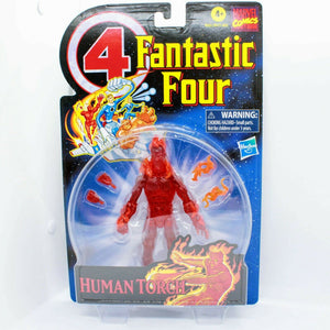 Marvel Legends Retro Fantastic Four Human Torch - 6" Action Figure MIB Hasbro
