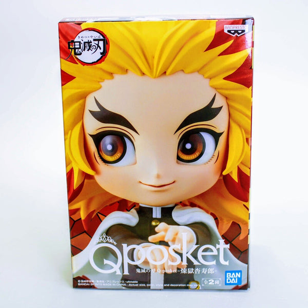 Q Posket Demon Slayer Kyojuro Rengoku- Ver.A Banpresto Figure