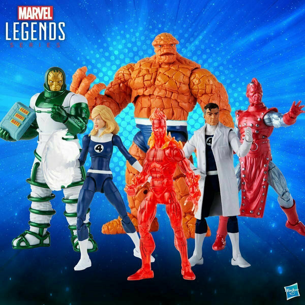 Marvel Legends Retro Fantastic Four Invisible Woman 6" Action Figure MIB Hasbro