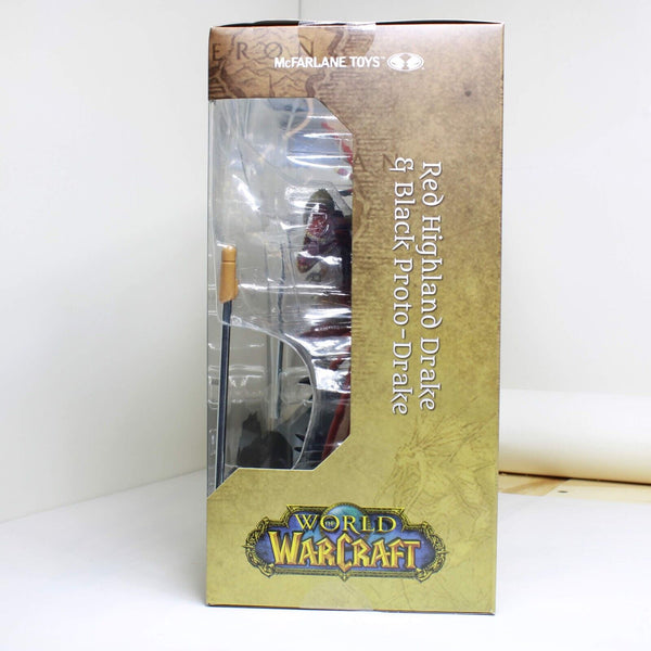 World of Warcraft WoW Red Drake and Black Drake 1:12 Scale Dragon Figure 2-Pack