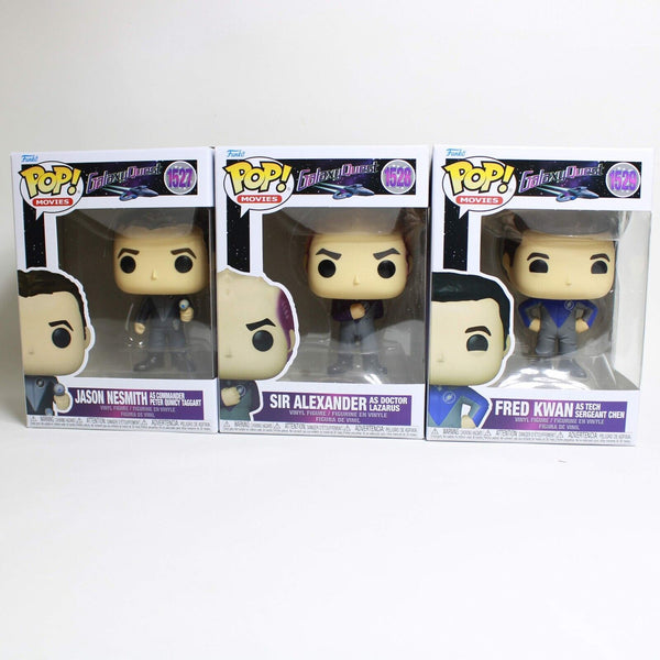 Funko Pop Movies Galaxy Quest Set of 3 Fred Kwan / Sir Alexander / Jason Nesmith