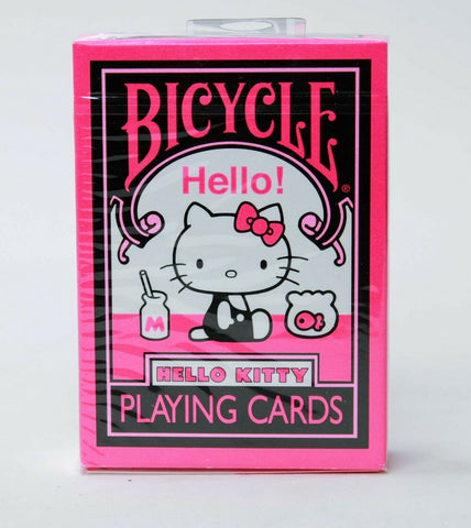 Bicycle Hello Kitty Playing Cards - Cute Rare Import - Poker Magic Tricks