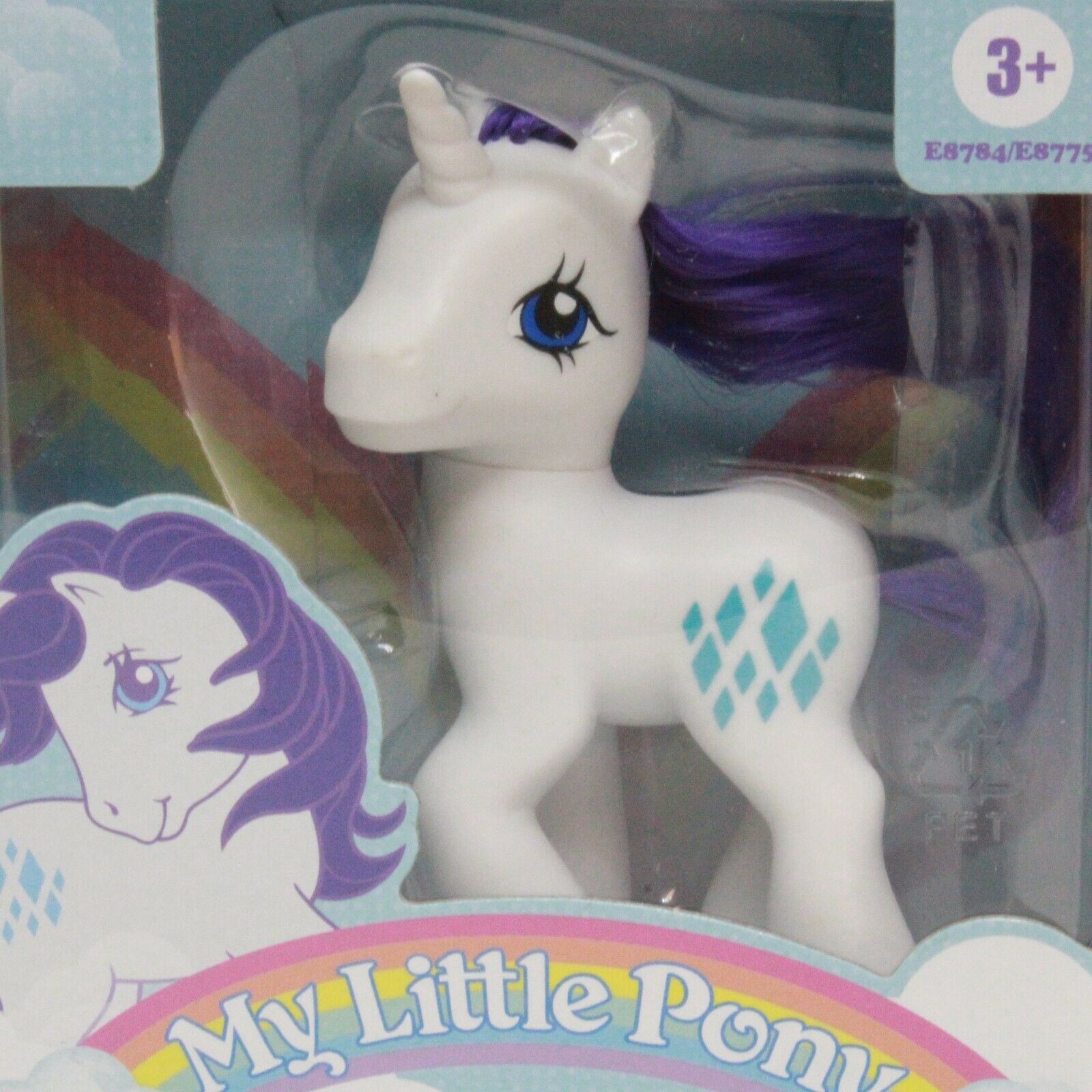 My Little Pony Rarity - Retro Rainbow Ponies Hasbro G1 Packaging