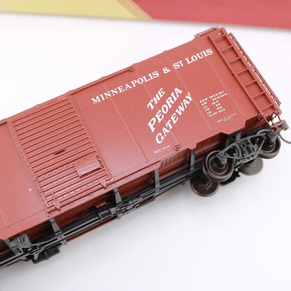 HO scale - M&STL 53000 - Red Caboose - 40" AAR Boxcar - N/BLT 10-44