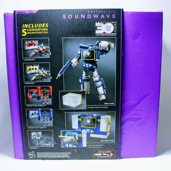 Transformers Masterpiece Soundwave - Toys R TRU Exclusive 2013 w/ 5 Cassettes