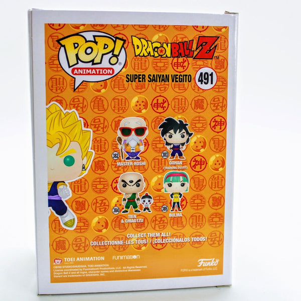 Funko Pop! Dragon Ball Z Super Saiyan Vegito - #491 Figure Special Ed. Exclusive