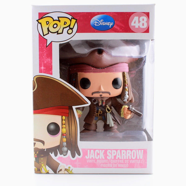 Funko Pop Disney Pirates of the Caribbean Jack Sparrow Vinyl Figure #48 DMG box