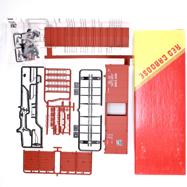HO scale - SL 136138 - Red Caboose - 40" Single Door Box Car Kit