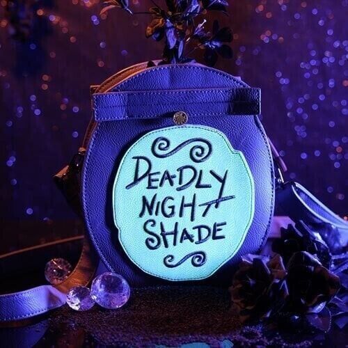 The Nightmare Before Christmas Deadly Night Shade Crossbody Purse -Exclusive Bag