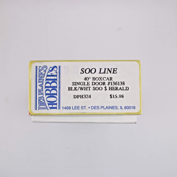 HO scale - SL 136138 - Red Caboose - 40" Single Door Box Car Kit