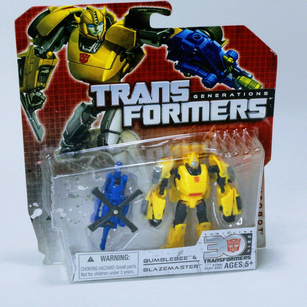 Transformers Thrilling 30 Bumblebee & Blazemaster - Legends Class Figure MOSC